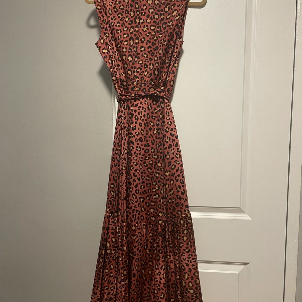 Rebecca Taylor spring leopard wrap dress - Picture 7 of 9